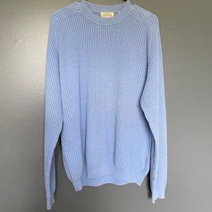 Mens Sweater Large St Johns Bay Blue Long Sleeve